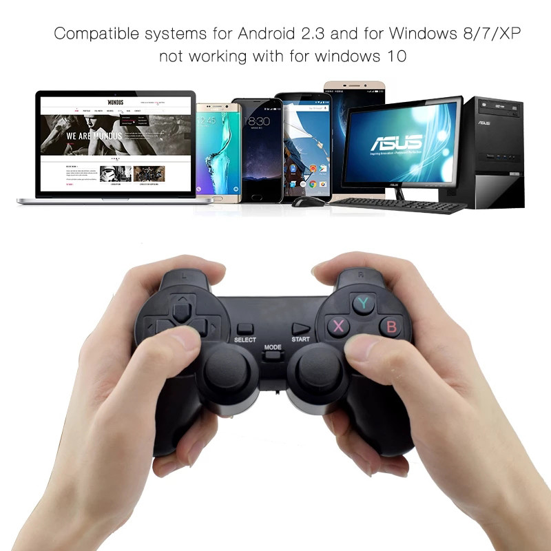 Bezdrôtový herný ovládač DATA FROG pre PC Gamepad 2.4G Joystick Joypad s adaptérom Micro USB/Type C OTG pre smartfón so systémom Android