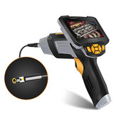 Dviejų lęšių boreskopinė apžiūros kamera Pramoninis endoskopas su šviesai vandeniui atsparia skaitmenine vaizdo kamera, skirta automobiliams, vamzdžiams