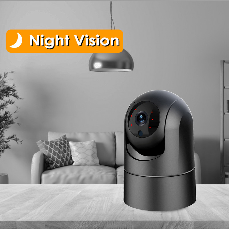 Larmtek IP WiFi kamera 5G Baby Monitor 1080P vaizdo stebėjimo kamera Mini vidaus CCTV apsaugos kamera AI sekimo 2K 4MP Alexa