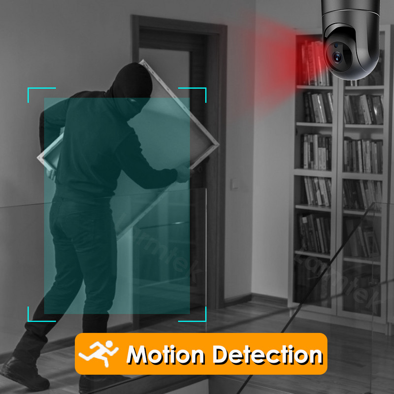 Larmtek IP WiFi kamera 5G Baby Monitor 1080P vaizdo stebėjimo kamera Mini vidaus CCTV apsaugos kamera AI sekimo 2K 4MP Alexa