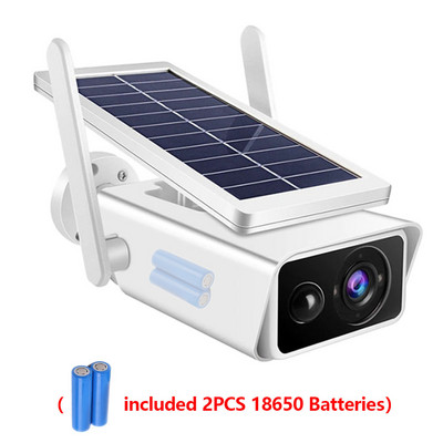 3MP sigurnosna kamera na solarni pogon Bežična WIFI kamera za nadzor IP66 vodootporna vanjska IP kamera s noćnim vidom PIR detekcijom