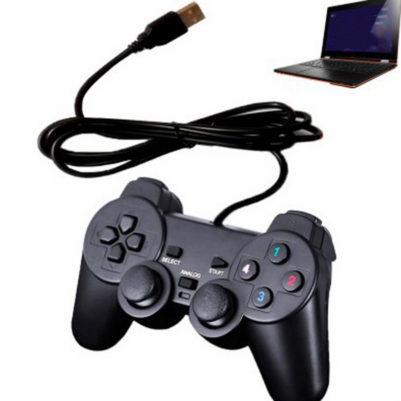 Joystick Žičani USB PC kontroler za PC računalo Laptop Gaming kontroler za PC računalo Dvostruki vibracijski motori za Windows