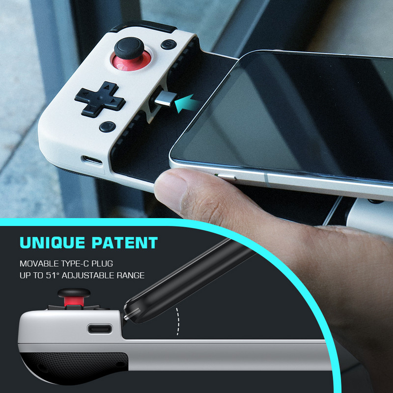 Naujas Gamesir X2 Type-C žaidimų pultelis, skirtas Android Pubg Mobile Game Controller Gaming Joystick, skirtas Cloud Games platformoms xCloud, Stadia