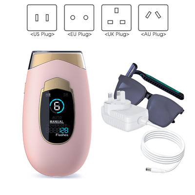 [ZS] LCD 990 000 blyksnių 6 lygių kūno kojų nuolatinio plaukų šalinimo lazeriu purškimo aparatas moterims bikini nešiojamas IPL epiliatorius namuose