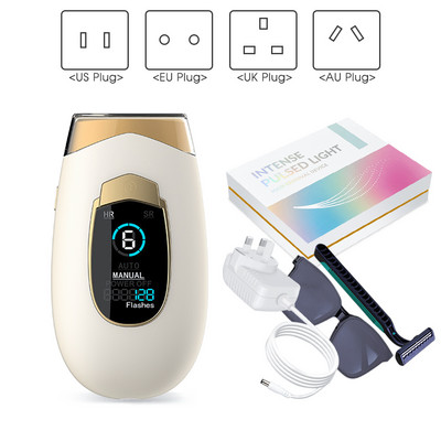 [ZS] LCD 990 000 blyksnių 6 lygių kūno kojų nuolatinio plaukų šalinimo lazeriu purškimo aparatas moterims bikini nešiojamas IPL epiliatorius namuose