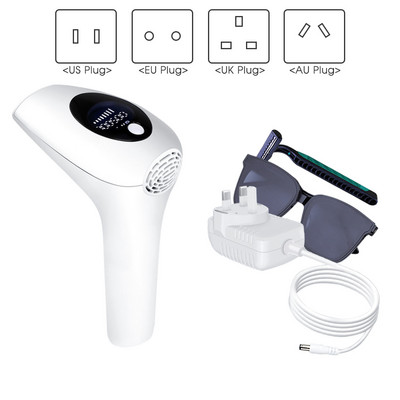 [ZS] 999.999 Flash Body Pubic Bikini 8 Gears Handheld Gun IPL Αποτρίχωση για γυναίκες Permanent Pulses Αποτριχωτική αποτριχωτική συσκευή λέιζερ