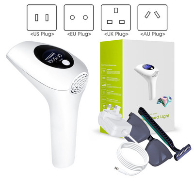 [ZS] 999.999 Flash Body Pubic Bikini 8 Gears Handheld Gun IPL Αποτρίχωση για γυναίκες Permanent Pulses Αποτριχωτική αποτριχωτική συσκευή λέιζερ