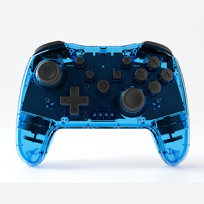 Belaidis „Bluetooth“ skaidrus žaidimų pultelis, skirtas „Nintedo Switch Console“ 6 ašių dvigubos vibracijos vairasvirtei prie „NS Switch Pro“ valdiklio