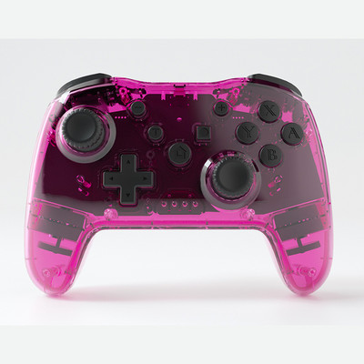 Belaidis „Bluetooth“ skaidrus žaidimų pultelis, skirtas „Nintedo Switch Console“ 6 ašių dvigubos vibracijos vairasvirtei prie „NS Switch Pro“ valdiklio