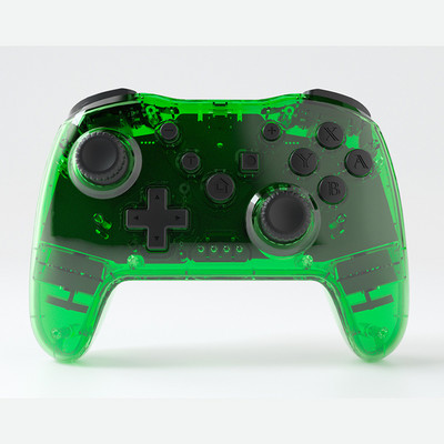 Belaidis „Bluetooth“ skaidrus žaidimų pultelis, skirtas „Nintedo Switch Console“ 6 ašių dvigubos vibracijos vairasvirtei prie „NS Switch Pro“ valdiklio