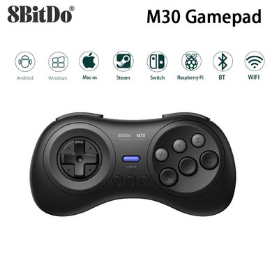 8BitDo M30 kontroler Bluetooth gamepad za Android Windows Macos Steam Switch RaspberryPi bežični joystick