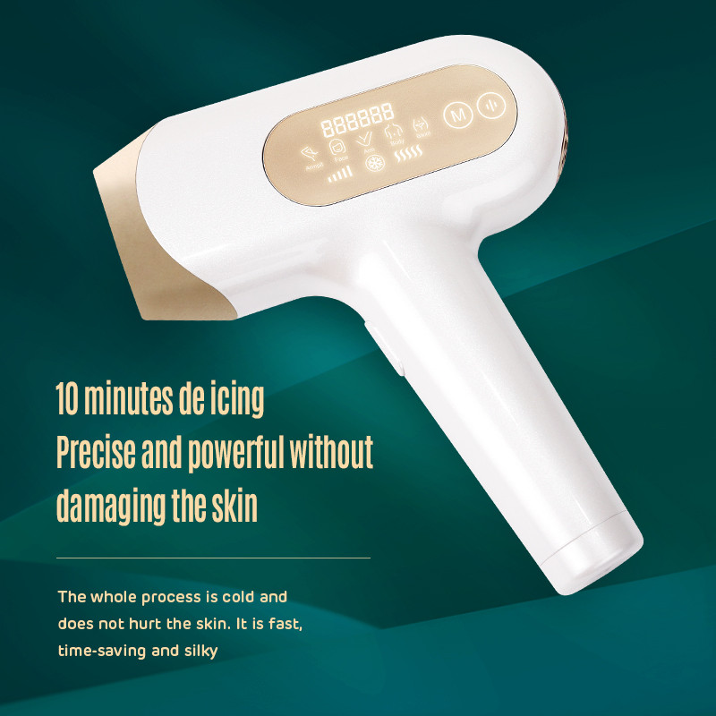 Lazerinis epiliatorius IPL plaukų šalinimo fotoepiliatorius ledo depiliacija 999999 blyksniai nuolatinis neskausmingas skutimosi elektrinis depiliacijos prietaisas