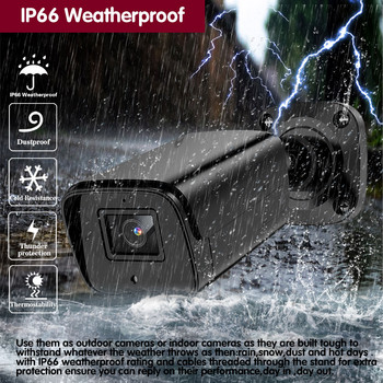 AHD аналогова камера 1080P 2MP обектив с висока разделителна способност Нощно виждане Водоустойчиви куршуми Камери CCTV Външна охранителна камера BNC XMEYE