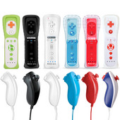 Telecomandă fără fir 2 în 1 pentru Wii Motion Plus pentru telecomandă Wii Nunchuck Joystick Joypad