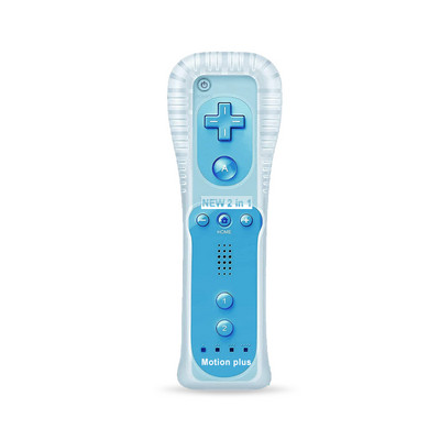 Telecomandă fără fir 2 în 1 pentru Wii Motion Plus pentru telecomandă Wii Nunchuck Joystick Joypad