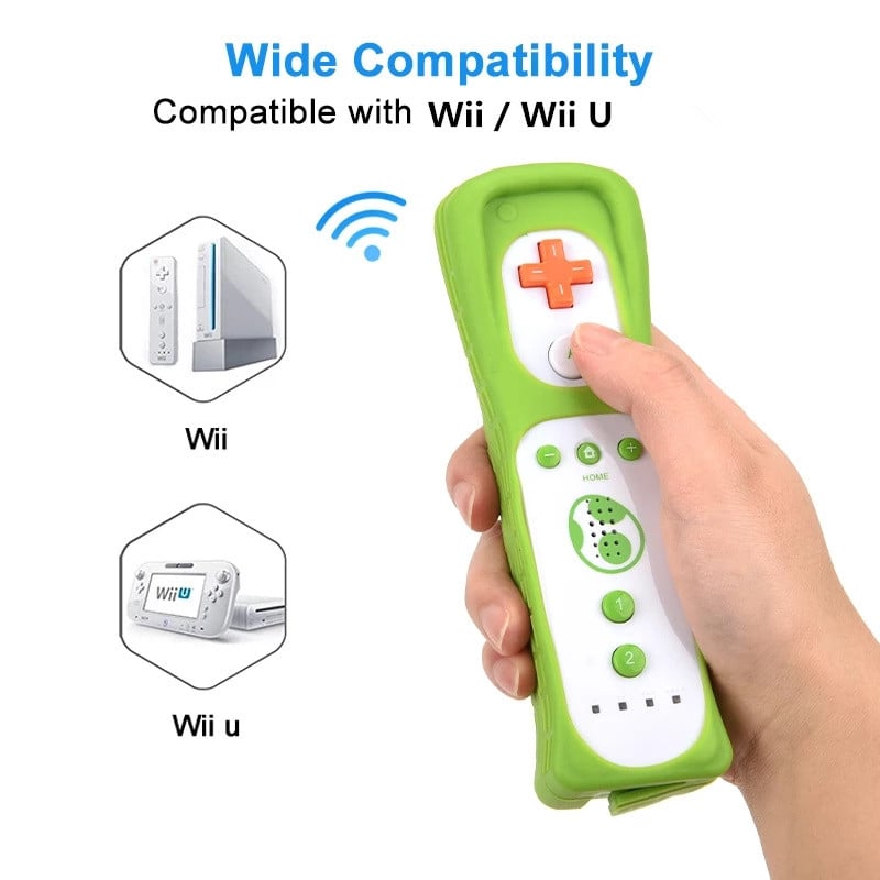 Telecomandă fără fir 2 în 1 pentru Wii Motion Plus pentru telecomandă Wii Nunchuck Joystick Joypad
