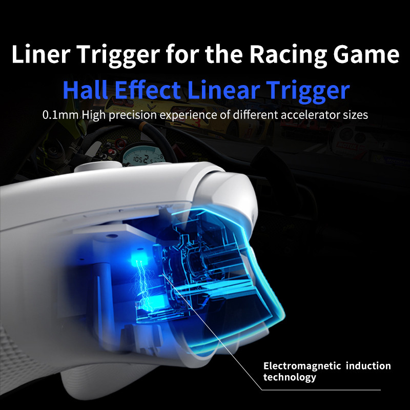 „Flydigi Direwolf“ belaidis žaidimų valdiklis PC / NS / Android / iOS palaikymas