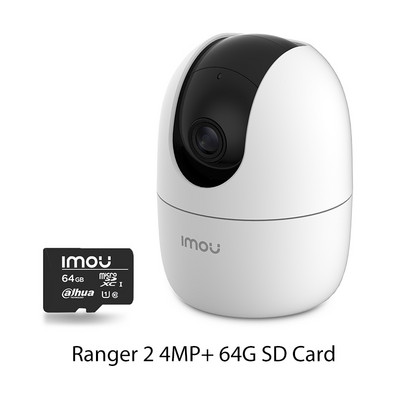 IMOU Ranger 2 1080P IP kamera 360 kamera, žmogaus aptikimo naktinio matymo kūdikių namų apsaugos stebėjimo belaidė Wi-Fi kamera