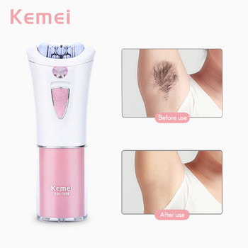 Kemei Mini Electric Epilator For Women Care Depilador Hair Removal Machine Shaver epilator Female Body Face Depilatory Tool 51D