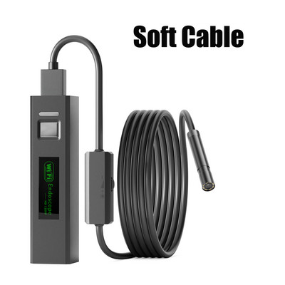 ENWOR belaidžio endoskopo kamera 8 mm 1200P endoskopas 2,0 MP WIFI borescope standus kabelis skirtas iPhone Android telefonams PC automobiliui IP67