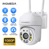 INQMEGA MINI Cloud 1080P PTZ Speed Dome Cameră Wifi în aer liber 1080P Cameră de urmărire automată Cameră fără fir Cameră IP Supraveghere acasă