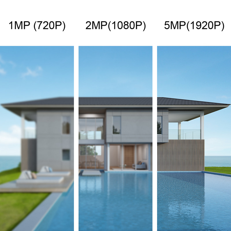 Zoohi 3MP IP kamera Lauko Wifi Vaizdo stebėjimo Belaidė Saugumo Apsaugos Kameros CCTV Kit Night Vision HD Two Way Audio
