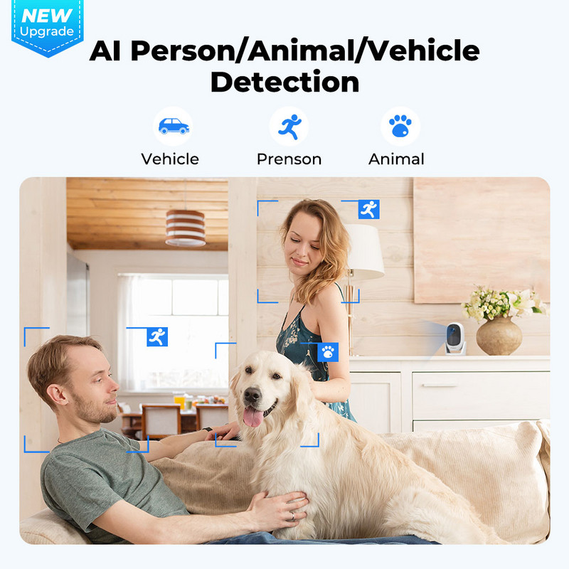 Reolink Argus 2E 3MP WiFi IP-kaamera 130° vaatenurk PIR 2-Way Audio 1080P Aku Turvakaamera Koduvalve kaitse