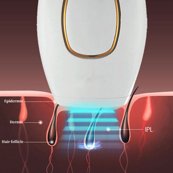 IPL лазерен епилатор за обезкосмяване Мини преносим постоянен домашен безболезнен апарат за обезкосмяване на лице, тяло, бикини Depilador
