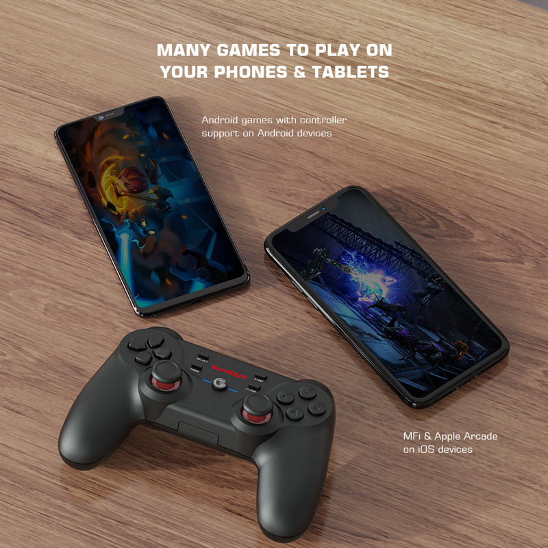 GameSir 2022 Gamepad-uri noi GameSir T3s Controler de joc wireless Bluetooth 5.0 Joystick pentru PC pentru Android TV Box și Windows 7/8/10