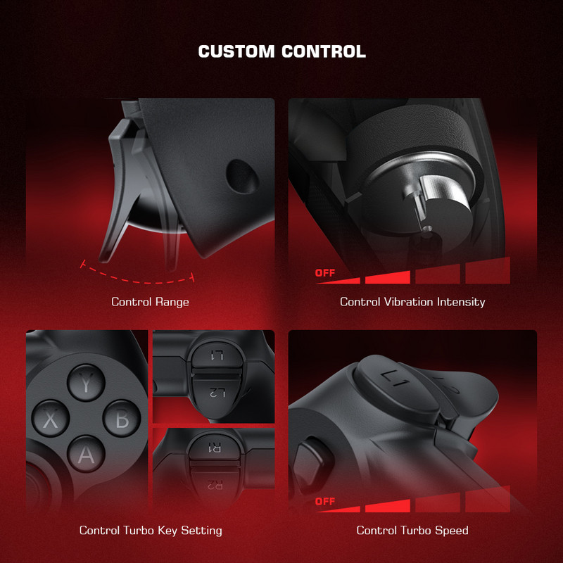 GameSir 2022 Gamepad-uri noi GameSir T3s Controler de joc wireless Bluetooth 5.0 Joystick pentru PC pentru Android TV Box și Windows 7/8/10