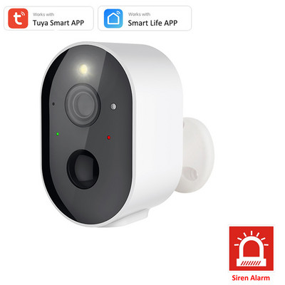 3MP „Tuya“ belaidė kamera lauko saulės stebėjimo HD naktinis matymas dvipusis domofono kameros „Wi-Fi“ namų apsaugos akumuliatorius, IP HD kamera