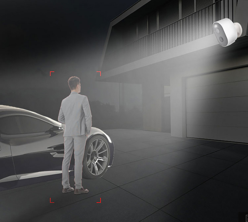 3MP „Tuya“ belaidė kamera lauko saulės stebėjimo HD naktinis matymas dvipusis domofono kameros „Wi-Fi“ namų apsaugos akumuliatorius, IP HD kamera