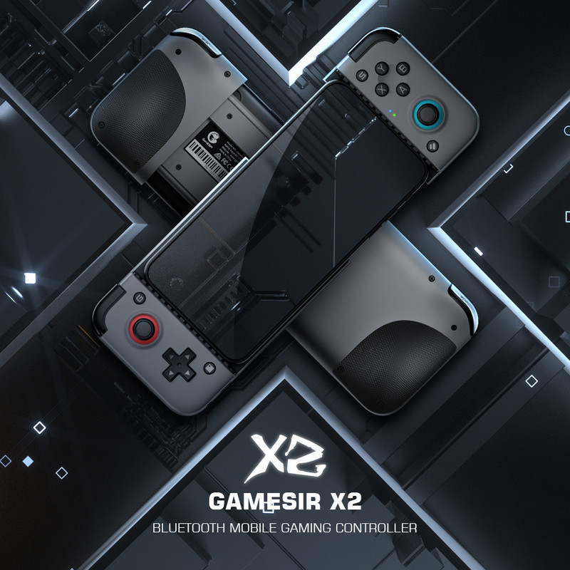 GameSir X2 Wireless Bluetooth Pubg Mobile Gamepad Joystick Cloud žaidimų valdiklis, skirtas Android iOS