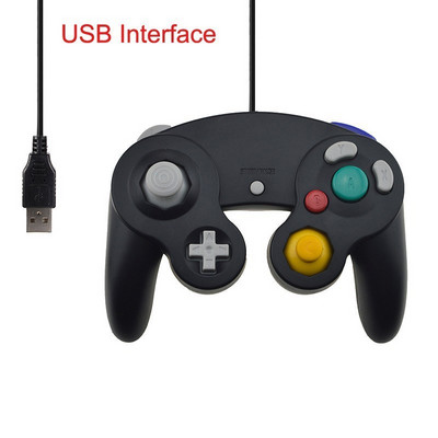 „Gamecube“ valdikliui, USB laidiniam delniniam vairasvirtei, suderinama su „Nintend“, skirta NGC GC valdikliui, skirta MAC kompiuteriniam kompiuteriniam žaidimų pultui