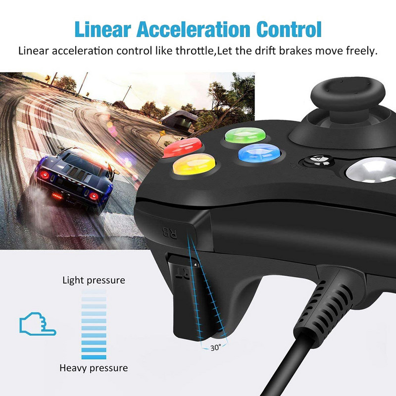 1/2 kom žičanog kontrolera za igre za Xbox 360 Gamepad Joypad s dvostrukom vibracijom za Windows 10 8.1 8 7 PC dodaci za igranje