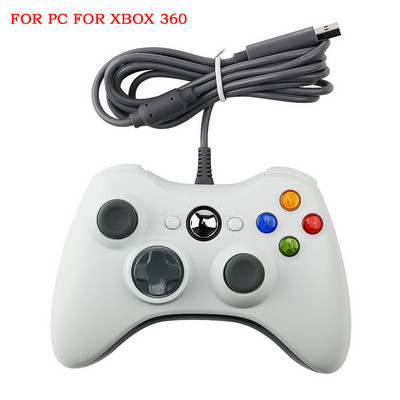 Controler prin cablu USB pentru Xbox 360 Joypad Vibration Gamepad Joystick pentru controler PC pentru Windows 7/8/10