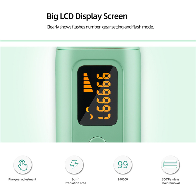 Profesionalus lazerinis epiliatorius IPL nuolatinio plaukų šalinimo telefonas kūno plaukų šalinimo priemonė neskausmingas depiliacijos prietaisas pažastų kojų bikinis