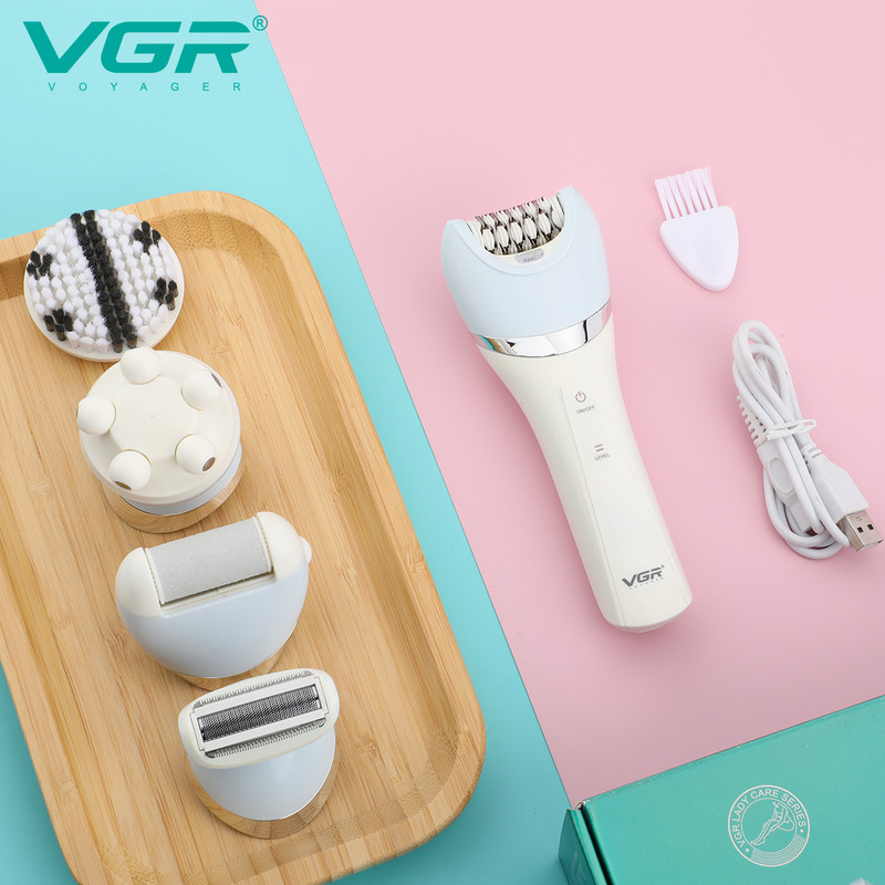 VGR Hair Epilator Electric Lady Shaver Μασχάλες Πόδι Σώμα Αποτρίχωση Εργαλείο Αποτρίχωσης Μπικίνι Φορητή Αποτριχωτική Αποτριχωτική Γυναικεία V-703