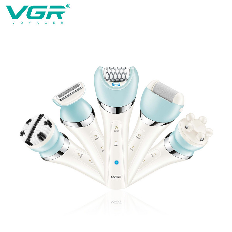 VGR Hair Epilator Electric Lady Shaver Μασχάλες Πόδι Σώμα Αποτρίχωση Εργαλείο Αποτρίχωσης Μπικίνι Φορητή Αποτριχωτική Αποτριχωτική Γυναικεία V-703