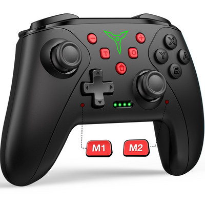 Gamepad fără fir pentru Mando Nintendo Switch/Switch Lite/Switch Controler OLED Comutator Manette cu trezire Turbo programabil