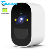 Lauko saulės apsaugos kamera 1080P HD belaidė WiFi kamera saulės skydelio įkraunama baterija Bullet PIR judesio signalizacija iCsee APP