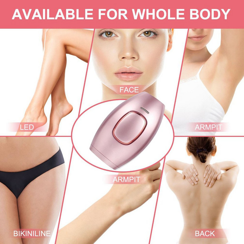 Profesionalni električni laserski epilator za žene Brijač Trajno IPL uklanjanje dlačica Fotoepilator za kućnu upotrebu Body Bikini Bezbolno sredstvo za uklanjanje dlačica