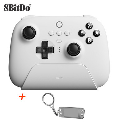 „8BitDo Ultimate“ belaidis „Bluetooth“ žaidimų valdiklis be dreifo ir įkrovimo dokas, skirtas „Nintendo Switch“ kompiuteriui „Windows 10 11 Steam Deck“