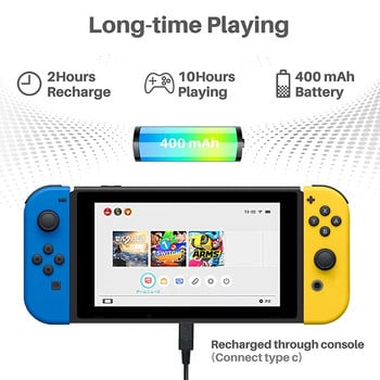 Безжичен Bluetooth ляв и десен контролер за игри Геймпад за Nintend Switch Game JoyPad Hanlde Grips за Nintend Switch Console