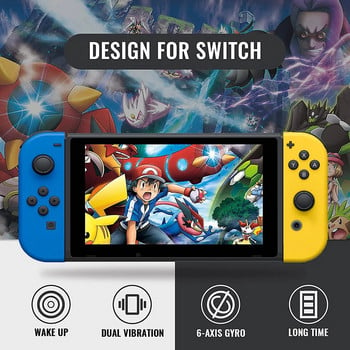 Безжичен Bluetooth ляв и десен контролер за игри Геймпад за Nintend Switch Game JoyPad Hanlde Grips за Nintend Switch Console