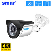 Smar HD H.265 1080P IP kamera 20FPS lauko vandeniui atspari gatvės apsaugos kamera 30vnt IR šviesos diodai 15-25M XMEYE P2P nemokamas ONVIF plastikas