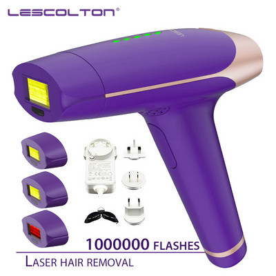1000000 Times Lescolton 4in1 IPL Μηχάνημα αποτρίχωσης με λέιζερ Depilador A Laser Epilasyon Hair Removal Permanent Bikini For Women
