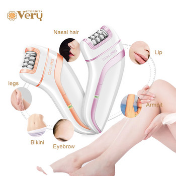 Епилатор Женска самобръсначка USB акумулаторна Женска епилация Електрическа дамска тример за бръснене Бикини Депилатор за крака Депилатор за тяло