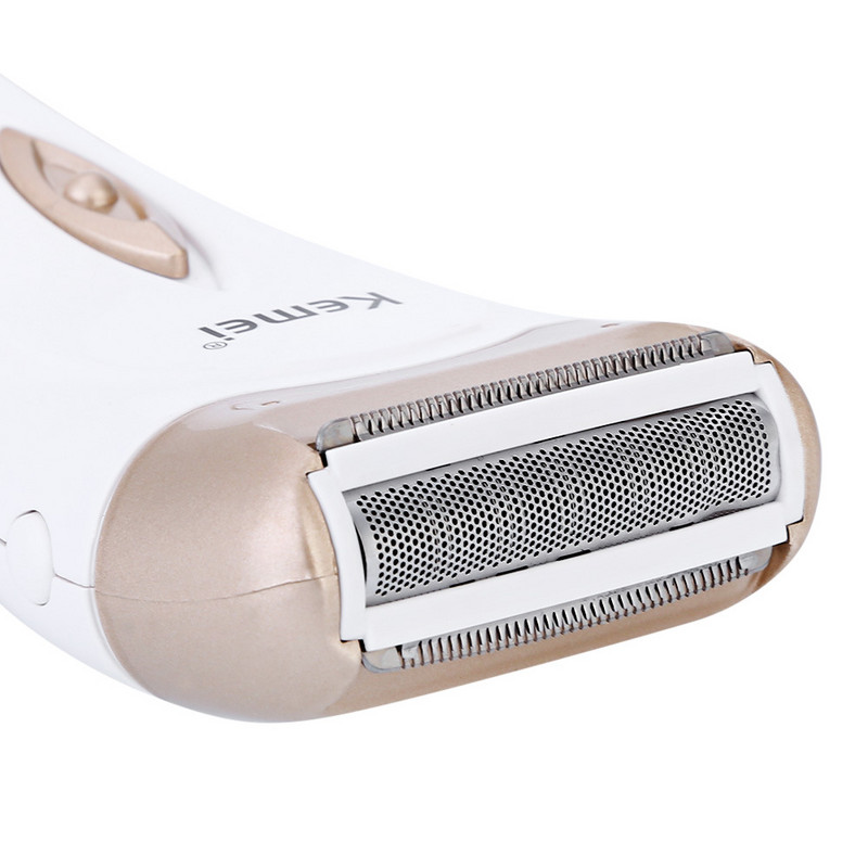 110-240V Kemei Rechargeable Lady Shaver Women Αποτρίχωση Αποτρίχωση Ξυριστικής τρίχας για γυναίκες Ηλεκτρική αποτρίχωση Depilador