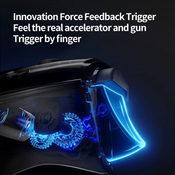 Нов Flydigi Apex 3 Wireless Elite Game Controller Force Feedback Trigger, за Switch/PC/iOS/Android, Full LED дисплей, 6-осов жироскоп